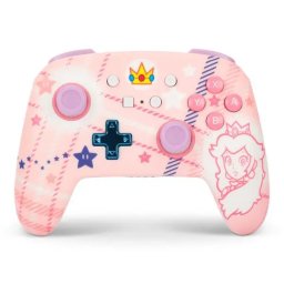 PowerA Enhanced Princess Peach Plaid do Nintendo Switch Bezprzewodowy