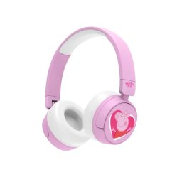 OTL Technologies Peppa Pig Love Kids Wireless Dla Dzieci Nauszne Różowo-biały