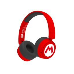 OTL Technologies Mario Kids Dla dzieci Nauszne Czerwony
