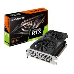 Gigabyte GeForce RTX 3050 WINDFORCE OC V2 6G 6GB GDDR6 96bit DLSS