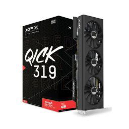 XFX Speedster QICK 319 Radeon RX 7700 XT Black Edition 12GB GDDR6 192bit FSR