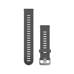 Garmin QuickFit silikon 20 mm Popielato-srebrny
