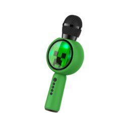 OTL Technologies Minecraft Creeper PopSing LED Light Up Wireless Karaoke 5W Zielony