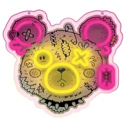 Forever Art LED Punk MIŚ FLA01