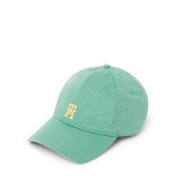 Tommy Hilfiger Czapka męska Mężczyźni Bawełna zielony, ONE SIZE