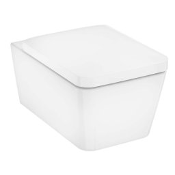 Hansgrohe EluPura Q - Toaleta wisząca z deską SoftClose, Rimless, HygieneEffect, biała 62023450