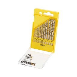 DeWALT Akcesoria - 13-częściowy zestaw wierteł do metalu DT5922