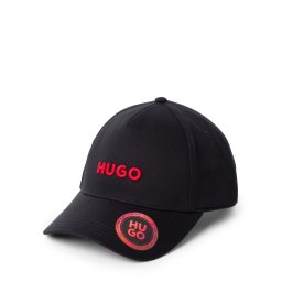 HUGO Męska czapka z daszkiem - Jude Mężczyźni Bawełna czarny, ONE SIZE