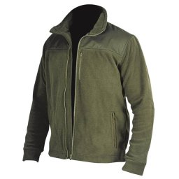 BLUZA POLAROWA Z WSTAWKAMI, 280G/M2, ROZM.XL, KOLOR ZIELONY DEDRA