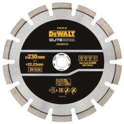 DeWALT Akcesoria - Diamentowa tarcza tnąca do twardych materiałów 230x22,23 mm DT20466