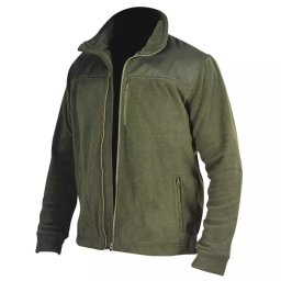 BLUZA POLAROWA Z WSTAWKAMI, POLAR DEDRA BH6PA-S 280G/M2, ROZMIAR S, KOLOR ZIELONY