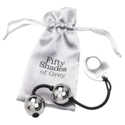 Fifty Shades of Grey - kulki gejszy - metalowe - szare