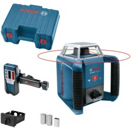Bosch Akcesoria - Laser obrotowy, zasięg 400 m, z akcesoriami 0601061800