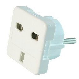 Gembird Adapter zasilania ANG/PL (Wtyk PL/Gniazdo ANG)