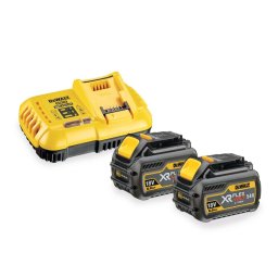DeWALT - Zestaw ładowarki 8A i 2 akumulatorów 18/54 V XR FLEXVOLT 6,0 Ah DCB118T2