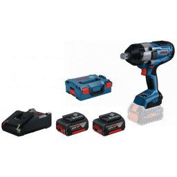 Bosch Narzędzia - AKU klucz udarowy 18V, 2x akumulator 5,0 Ah, ładowarka 06019J8522