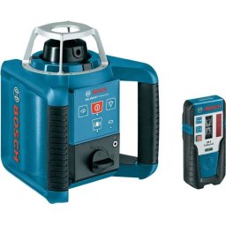 Bosch Akcesoria - Laser obrotowy, zasięg 300 m, z odbiornikiem i akcesoriami 0601061501