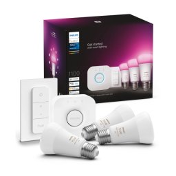 Philips Hue White and Colour Ambiance E27 3 szt. Zestaw startowy