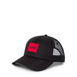 HUGO Czapka męska - Kody-PL Mężczyźni czarny, ONE SIZE