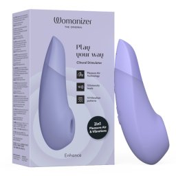Womanizer Enhance - stymulator łechtaczki na fale powietrzne (fioletowy)