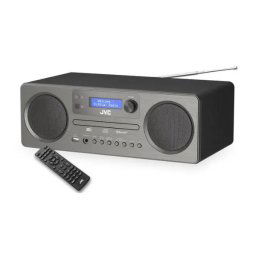 JVC RD-E861B-DAB 10W Bluetooth Radio FM DAB+ Szary
