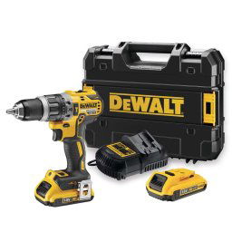 DeWALT Narzędzia - AKUMULATOR 18V Wiertarka udarowa, 2 akumulatory XR 2,0 Ah DCD796D2