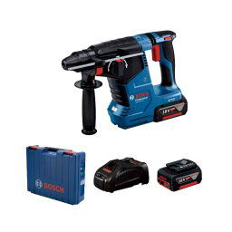 Bosch Narzędzia - AKU młot udarowo-obrotowy 18V, 2x akumulator 5,0 Ah, ładowarka 0611923021