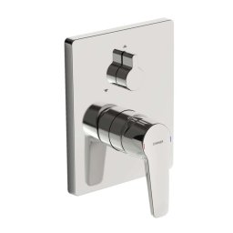 Hansa Polo - Bateria wannowa z podtynkową dźwignią, 2 wyjścia, chrom 80609093