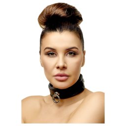 ZADO - obroża skórzana - czarna