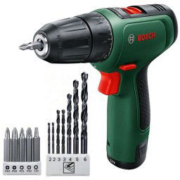 Bosch Narzędzia - Wiertarko-wkrętarka akumulatorowa 12 V, 2x akumulator 1,5 Ah, ładowarka 06039D3007