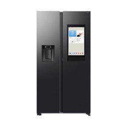 Samsung RS90F66BEFEO Funkcje AI Auto Open Pełny No Frost 178,4cm Kostkarka Zdalne sterowanie Grafitowa stal