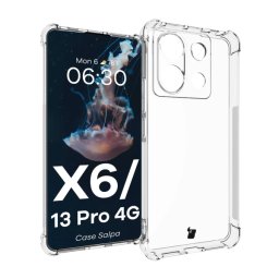Bizon Elastyczne Salpa do Poco X6 / Xiaomi Redmi Note 13 Pro 5G Przezroczysty