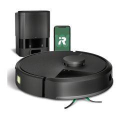 iRobot Roomba 105 Combo Funkcja mopowania Stacja oczyszczająca Tworzenie mapy pomieszczenia 68dB Czarny