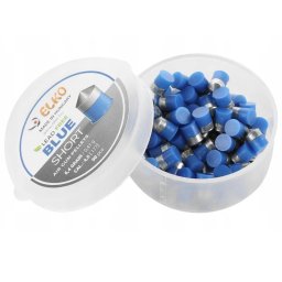 Śrut stalowy, bezołowiowy, teflonowy Elko Short 4,5mm 0,41g 90szt blue