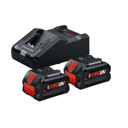 Bosch - Zestaw ładowarki 16A i 2x akumulatora 18 V Li-Ion 8,0 Ah 1600A02X03