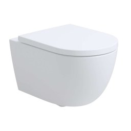 kielle Oudee - Toaleta wisząca z deską SoftClose, Vortex Rimless+, biała 30102005