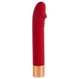 Charming Vibe Dick - akumulatorowy G-punkt wibrator (czerwony)