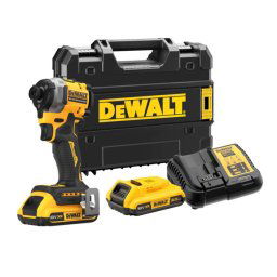 DeWALT Narzędzia - 18V AKU klucz udarowy, 2x akumulator, 2,0 Ah XR, ładowarka DCF850D2T