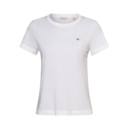 Gant T-shirt damski Kobiety Bawełna biały, XS