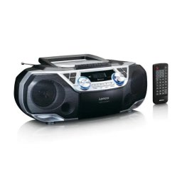 Lenco SCD-720SI Bluetooth Czarno-srebrny