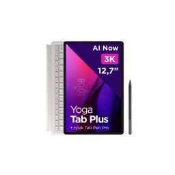 Lenovo Yoga Tab Plus 12,7" TB520FU 16/512GB Wi-Fi Perłowy + Klawiatura + Rysik