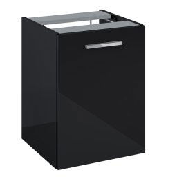 Roca Kwadro moduł boczny z koszem cargo 40x38x53 cm CZARNY POŁYSK A857973351