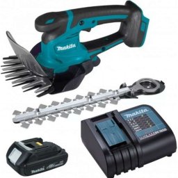 Makita - Akumulatorowe nożyce do trawy 18 V, 1x akumulator 1,5 Ah LXT, ładowarka DUM111SYX