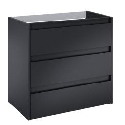 Roca Alpine szafka 78x45x74 cm CZARNY MAT A857868532