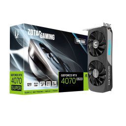 ZOTAC Karta graficzna GeForce RTX 4070 SUPER TWIN EDGE 12GB GDDRX6 192bit 3DP DLSS 3