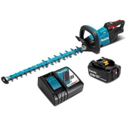 Makita - Akumulatorowe nożyce do żywopłotu 18 V, 60 cm, 1x akumulator 5,0 Ah LXT, ładowarka DUH602RT