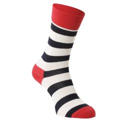 Happy Socks Skarpety Mężczyźni drobna dzianina wielokolorowy|czarny|biały, 36-40