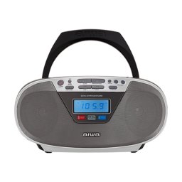 Aiwa Boombox BBTU-400SL Bluetooth Srebrny