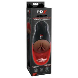 PDX Elite Fuck-O-Matic 2 - akumulatorowy, ssący masturbator w formie sztucznej waginy