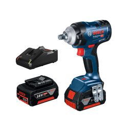 Bosch Narzędzia - AKU klucz udarowy 18V, 2x akumulator 5,0 Ah, ładowarka 06019K0020